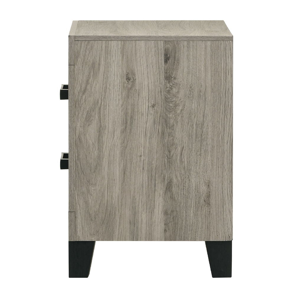 Mari - Nightstand - Light Gray Finish