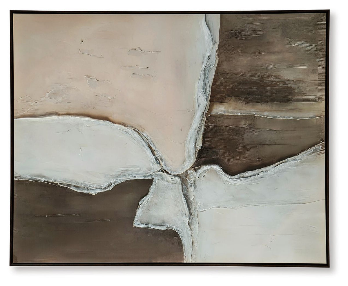 Junward - Wall Art - Brown / Tan / White