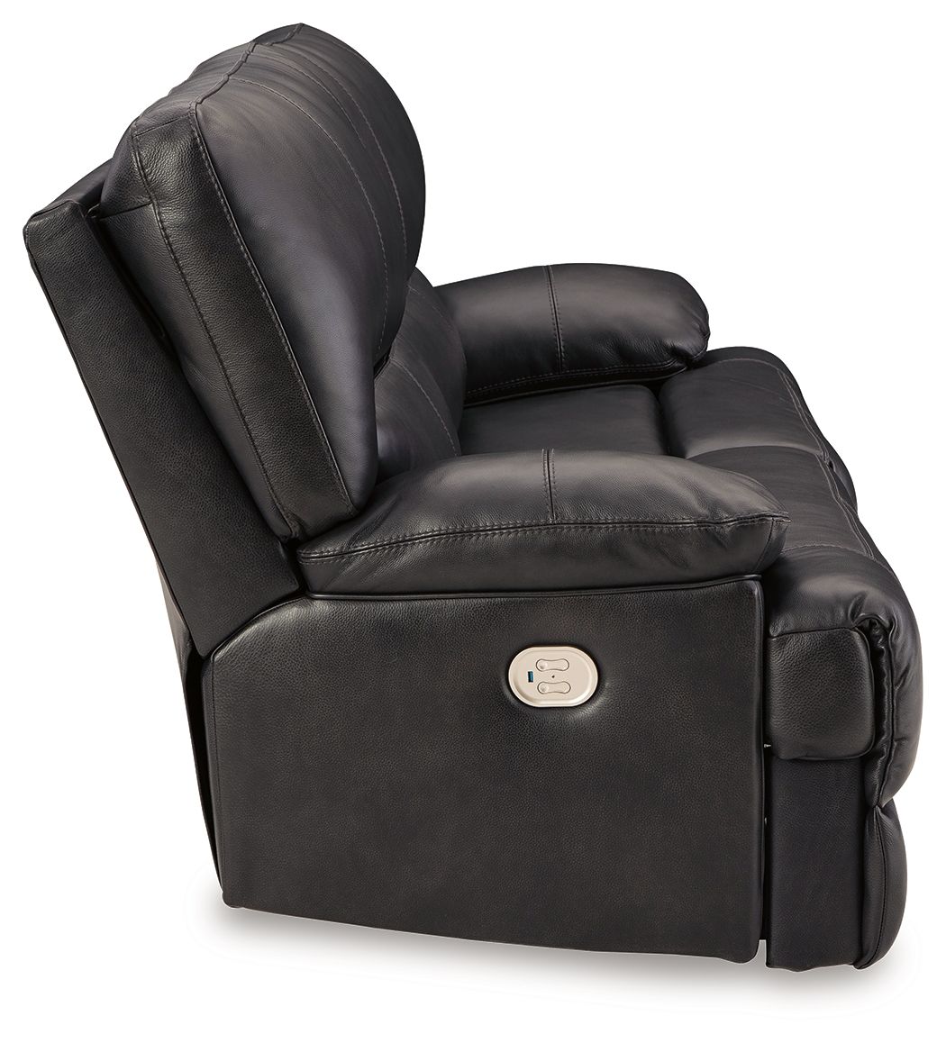 Mountainous - 2 Seat Power Reclining Sofa With Adj Headrest - Eclipse