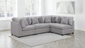 Cambria 4-piece Upholstered Modular Sectional Sofa Grey