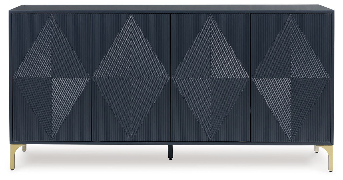 Loirwick - Accent Cabinet - Dark Blue