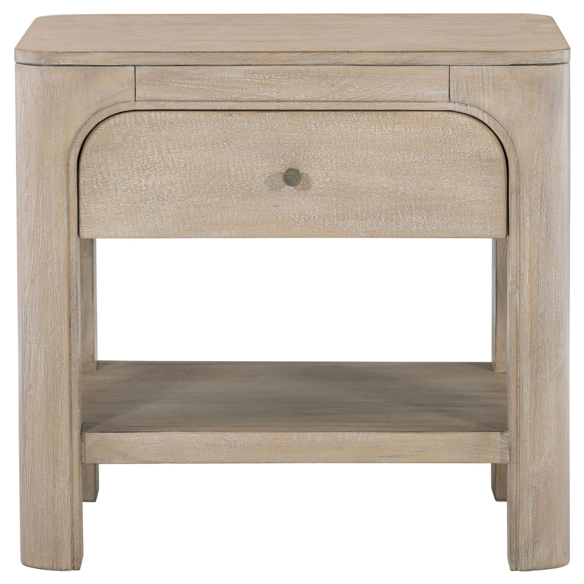 Solano 1-drawer Nightstand Bedside Table Weathered Mango