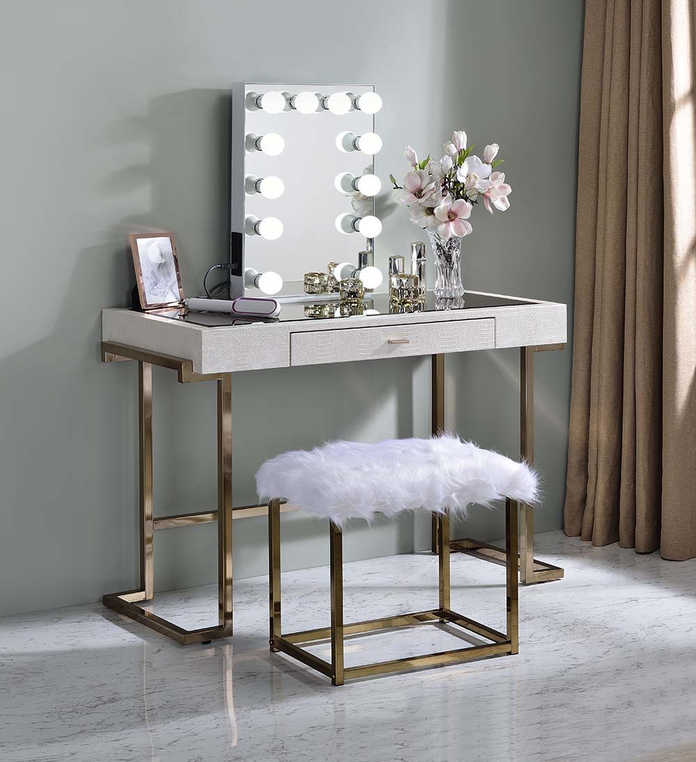 Asa - Accent Mirror - White