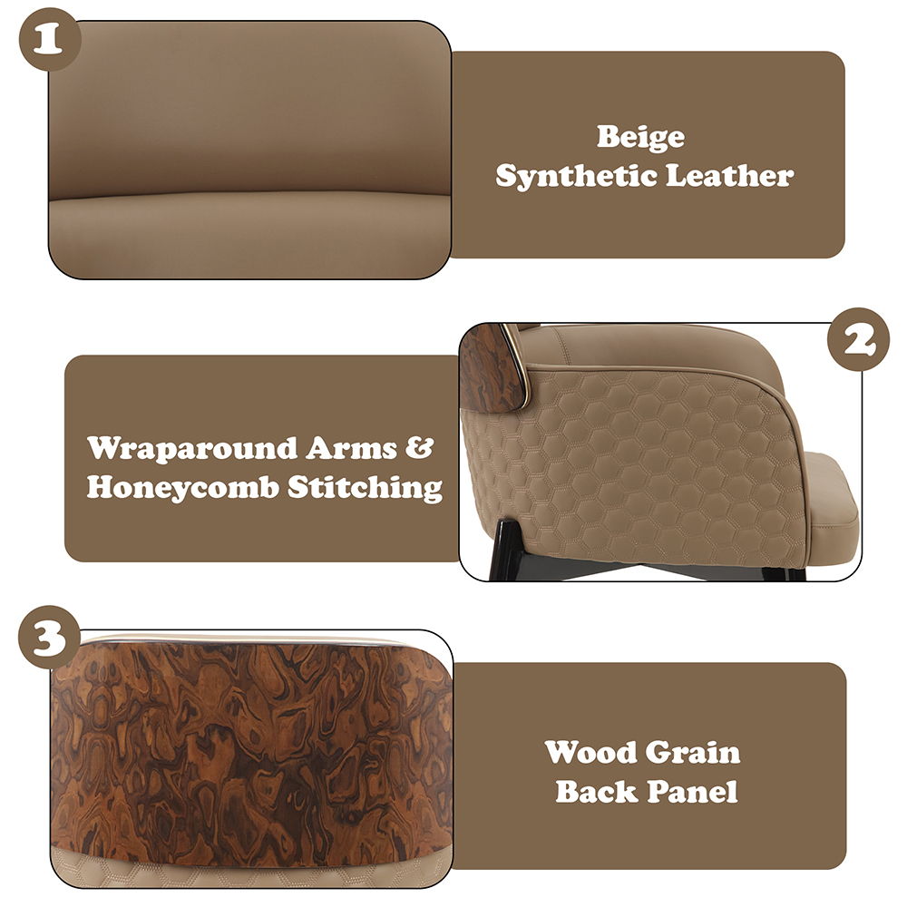 Jamonica - Arm Chair - Brown