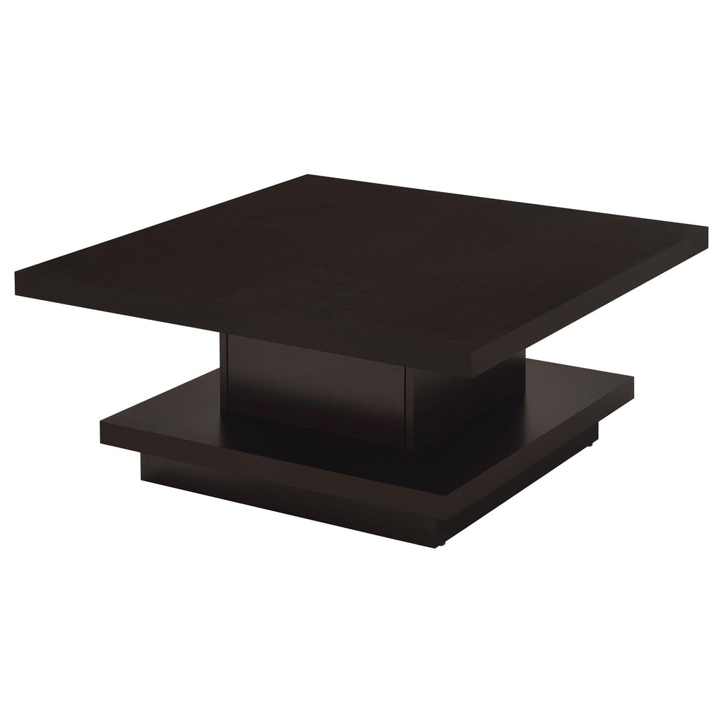 Reston 3-piece Square Coffee and End Table Set Cappuccino