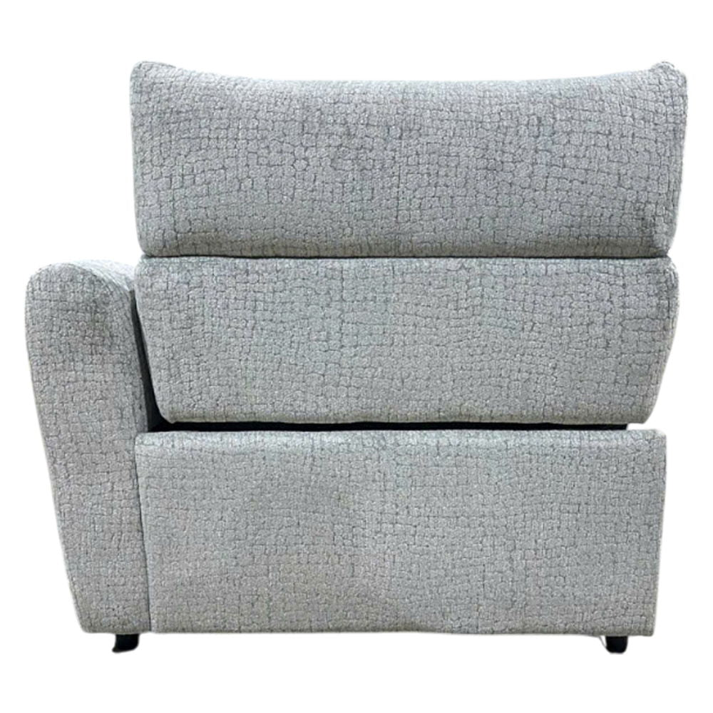 Fullar - RAF Modular Power Motion Recliner - Light Gray Chenille