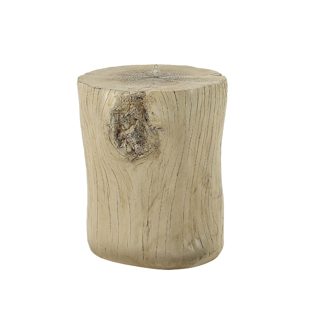 Gene - Fiber Concrete Accent Table - Brown