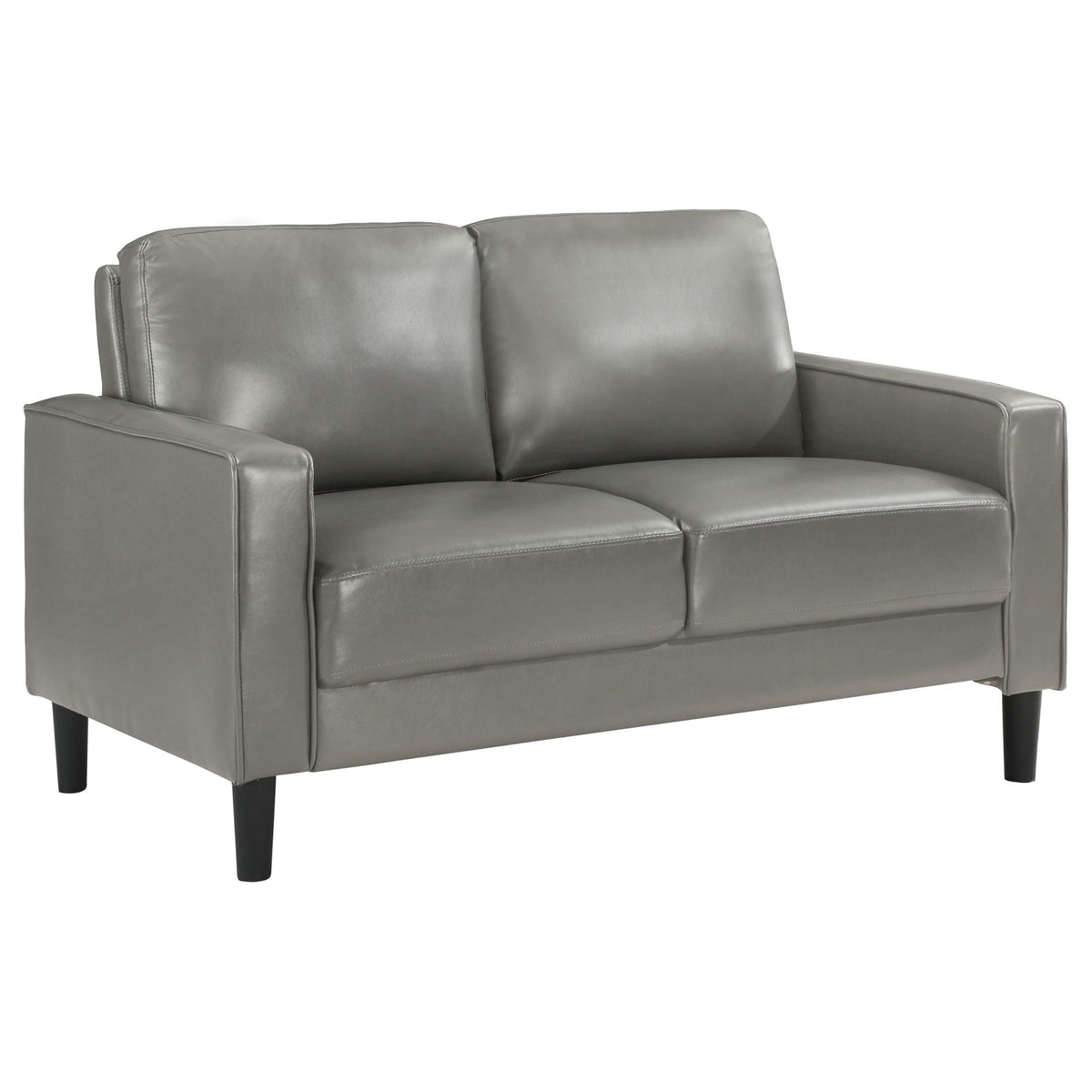 Ruth 3-piece Upholstered Track Arm Sofa Set Grey