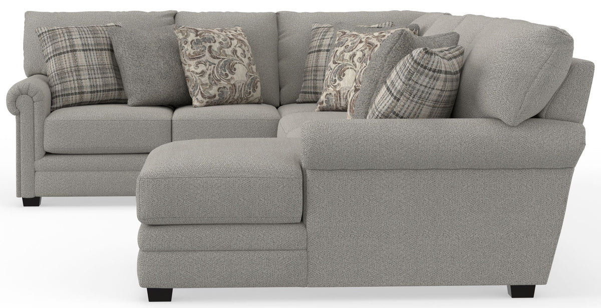 Livingston - Sectional With Comfort Coil Seating And Accent Pillows Included