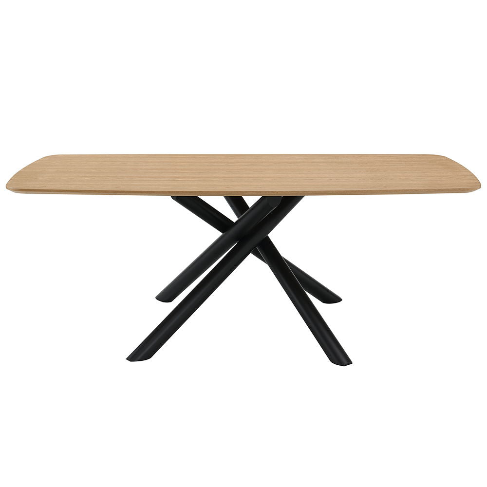 Lawton - Dining Table - Natural & Black