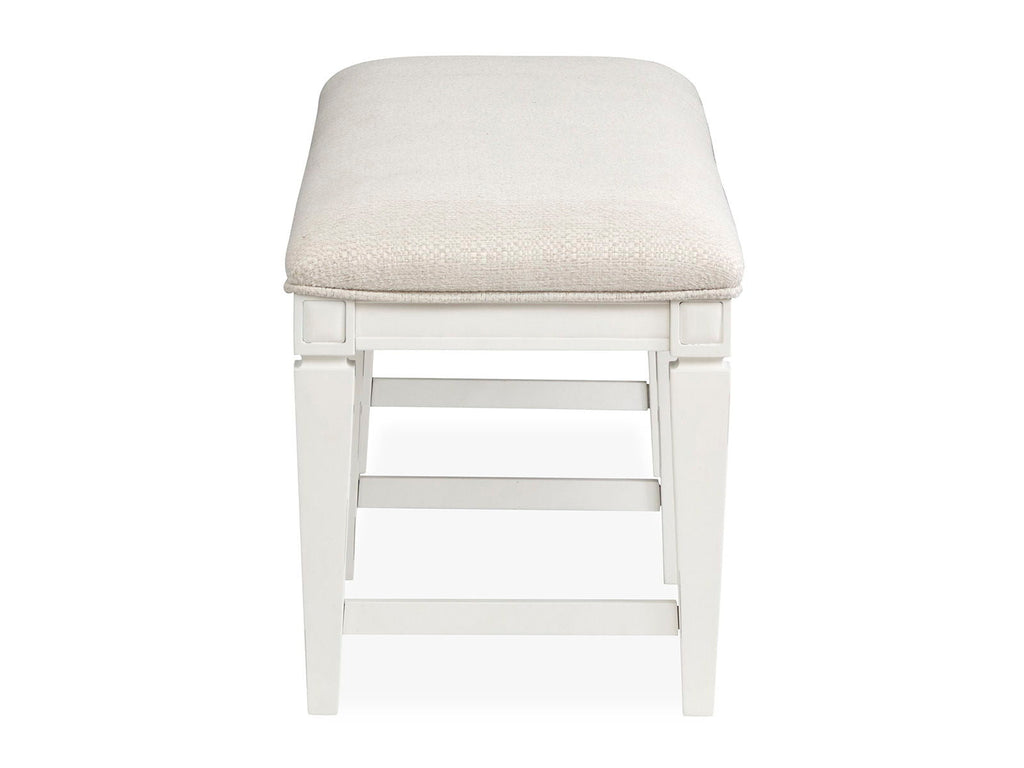 Willowbrook - Upholstered Bench - Egg Shell White