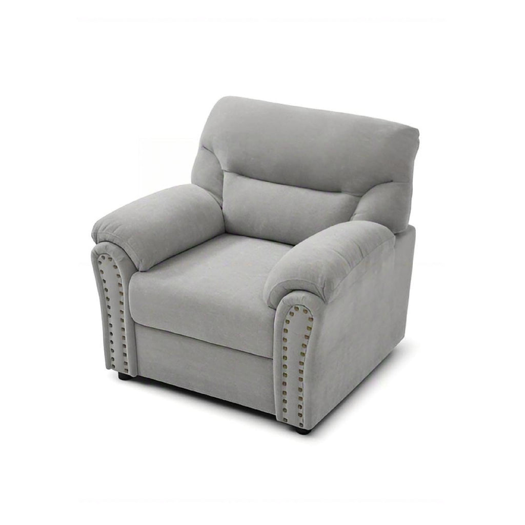 Hamilton - Chair With Hand Applied Nailhead Trim And Pillow Top Arm Cushions