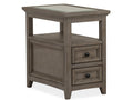 Paxton Place - Chairside End Table - Dovetail Gray