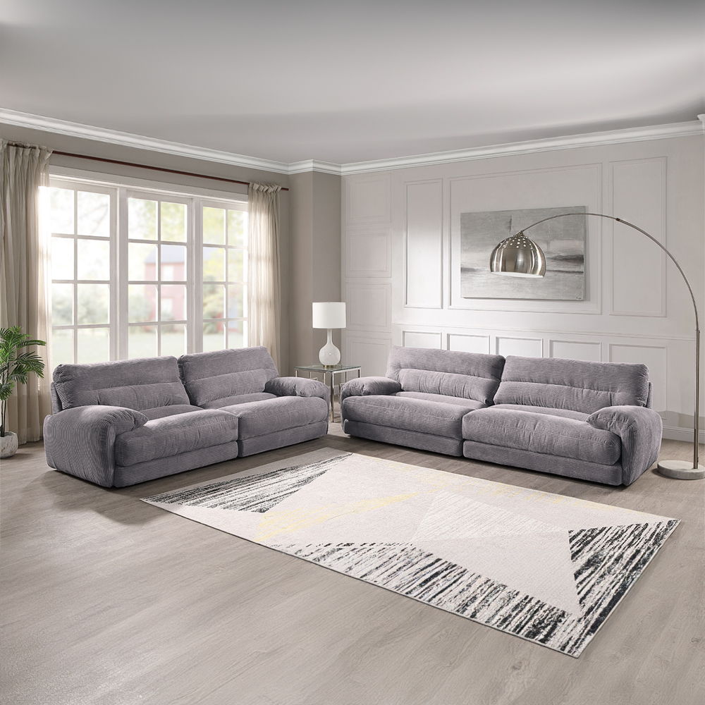 Cadenza - Sofa - Gray Corduroy