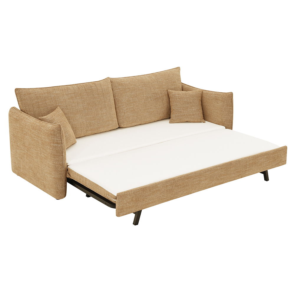 Cadie - Sofa With 2 Pillows - Mocha