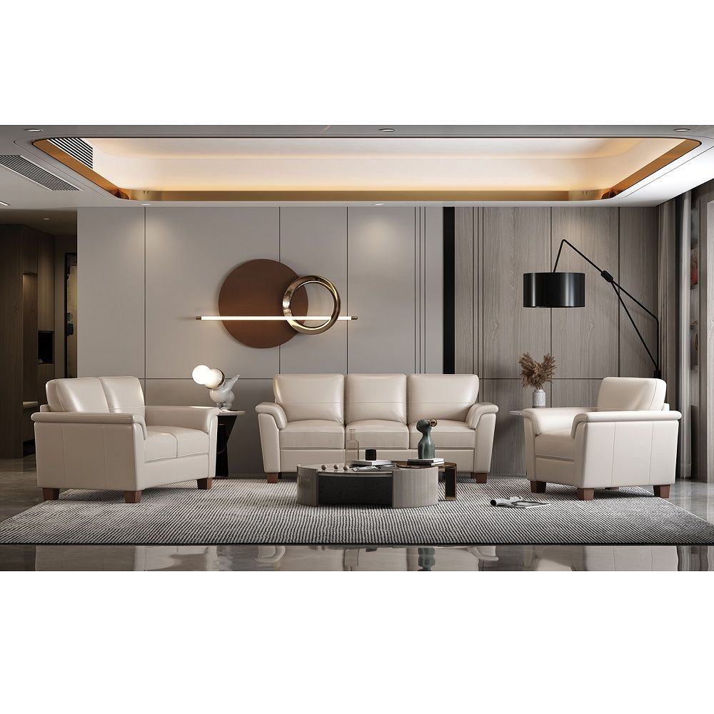 Pacific Palisades - Loveseat - Beige Leather