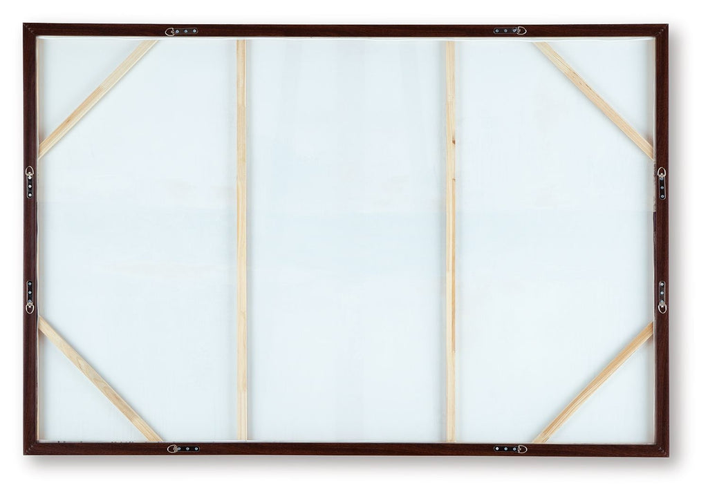 Gatesford - Wall Art - Blue / White / Tan