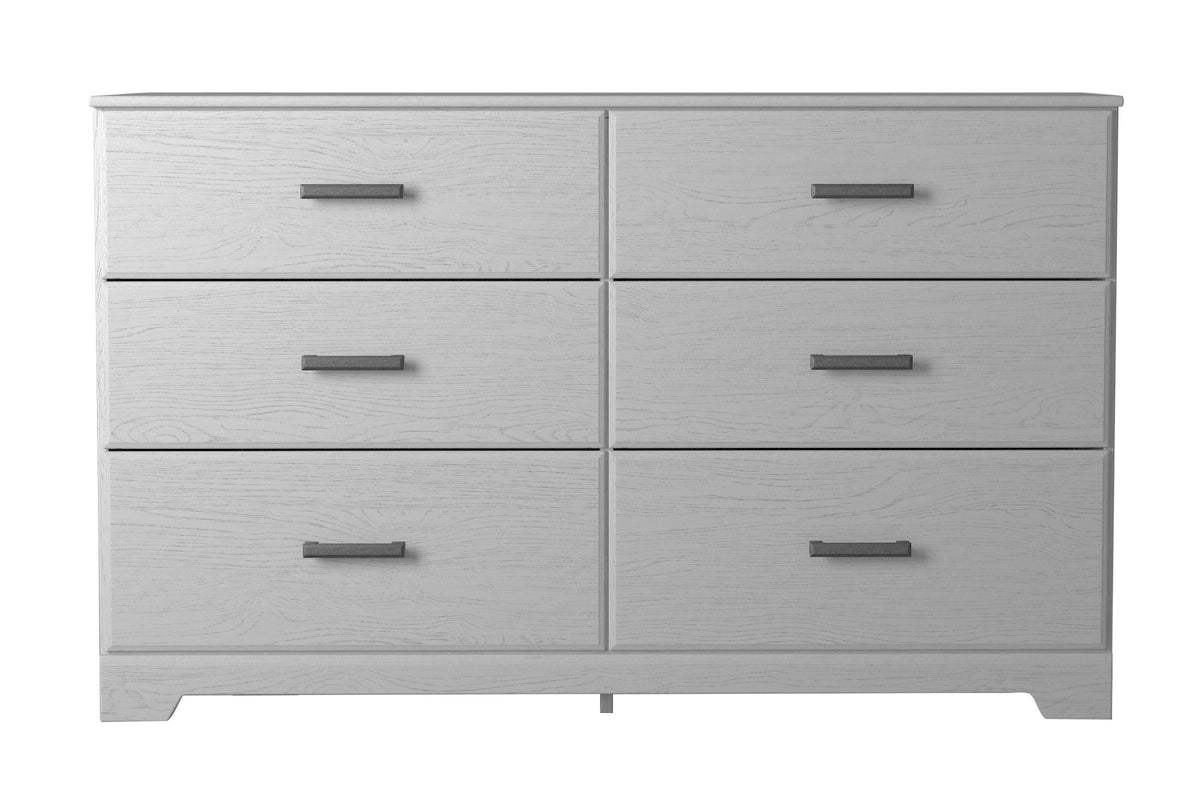 Stelsie - Six Drawer Dresser - White