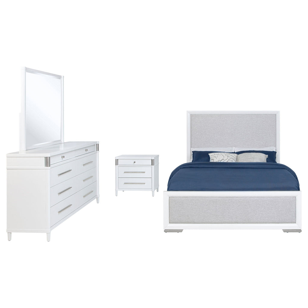 Gracemont 4-piece Eastern King Bedroom Set White