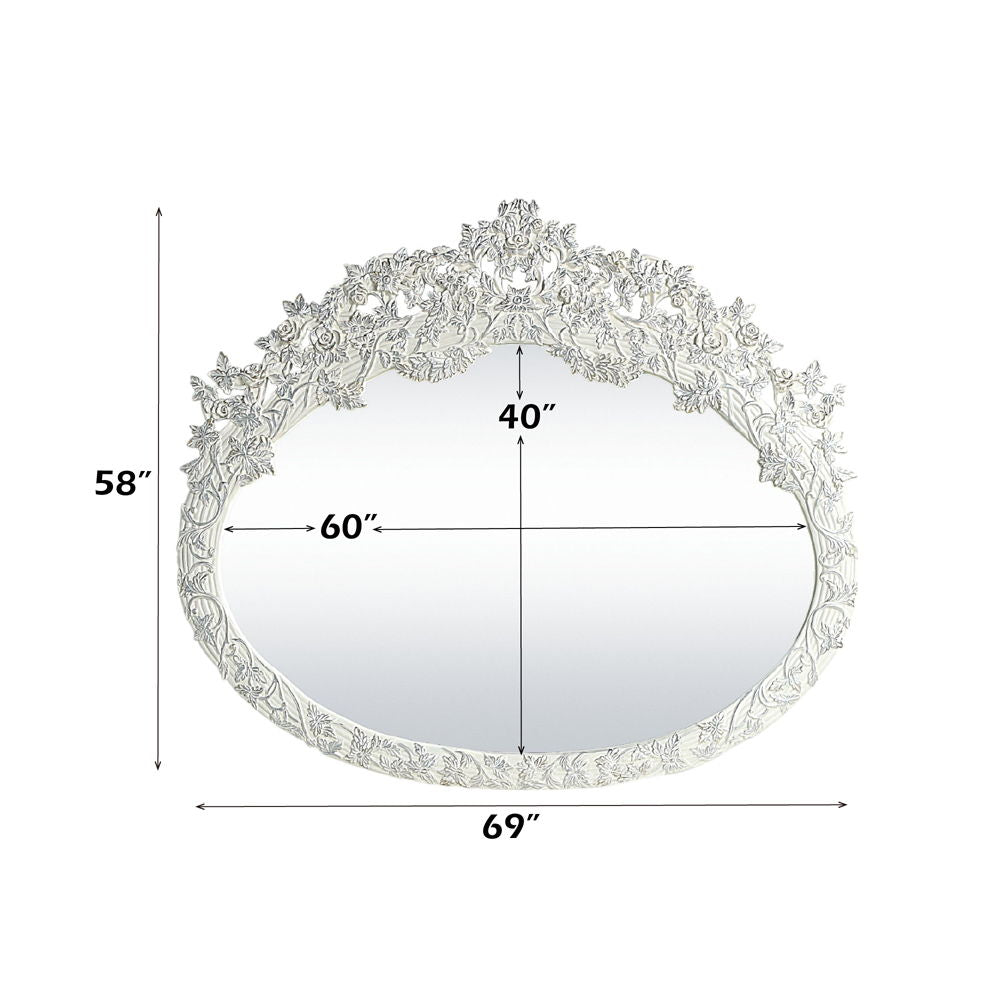 Vanaheim - 58" Mirror - Antique White