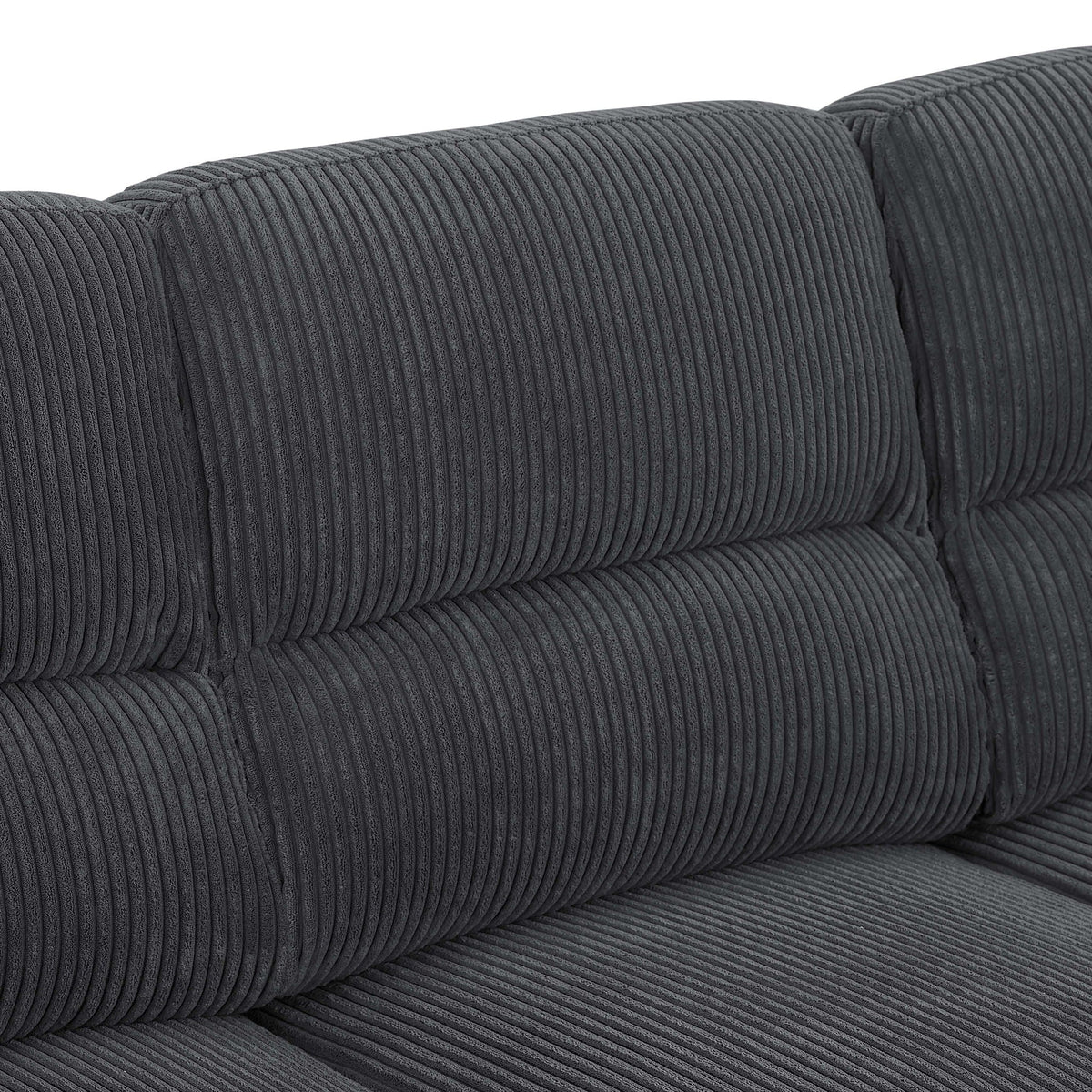 Vintage Inspired 3 Seat Sofa With Tufted Cushions