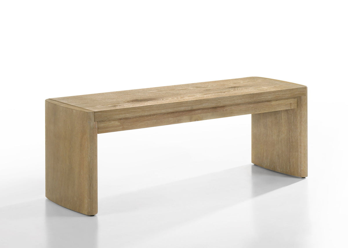 Magnus - Wide Dining Bench - Wooden Oak