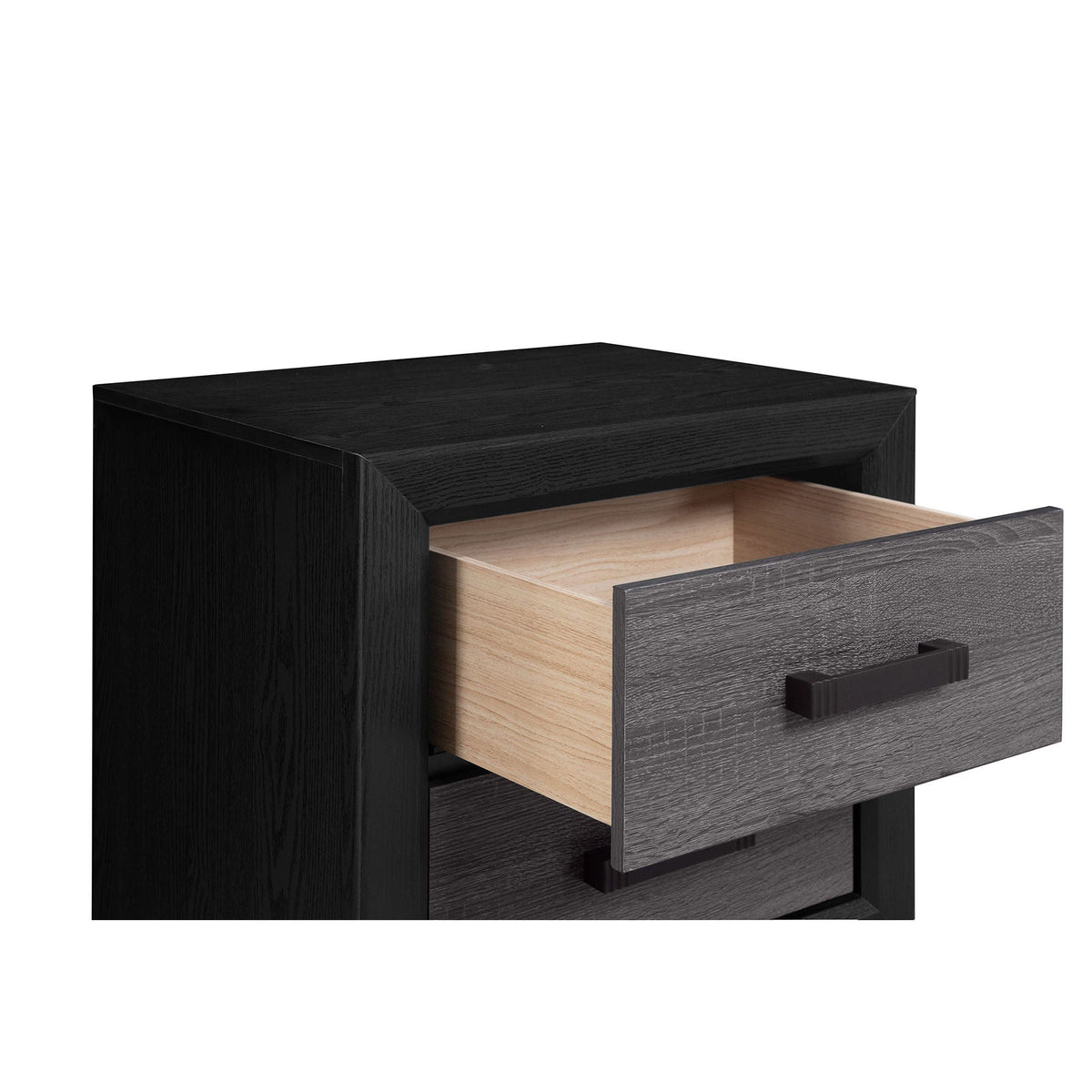 Soluto - Nightstand - Black / Gray