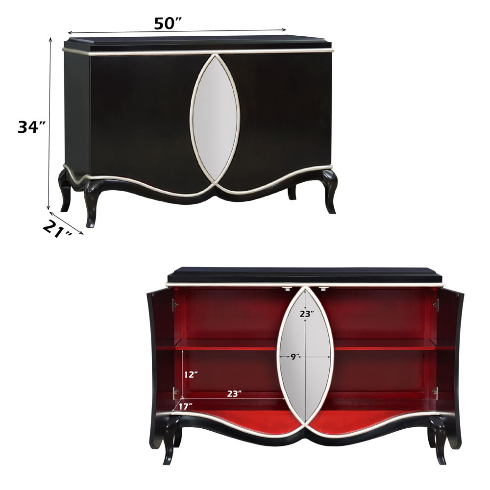 Ashor - Console Cabinet - Black