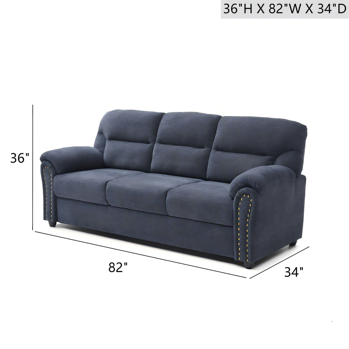 Hamilton - Sofa With Nailhead Trim