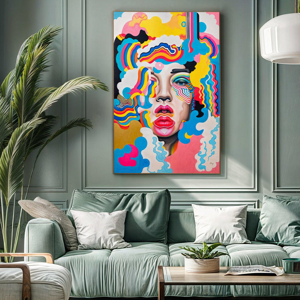 Canvas Print: "Candy Face"