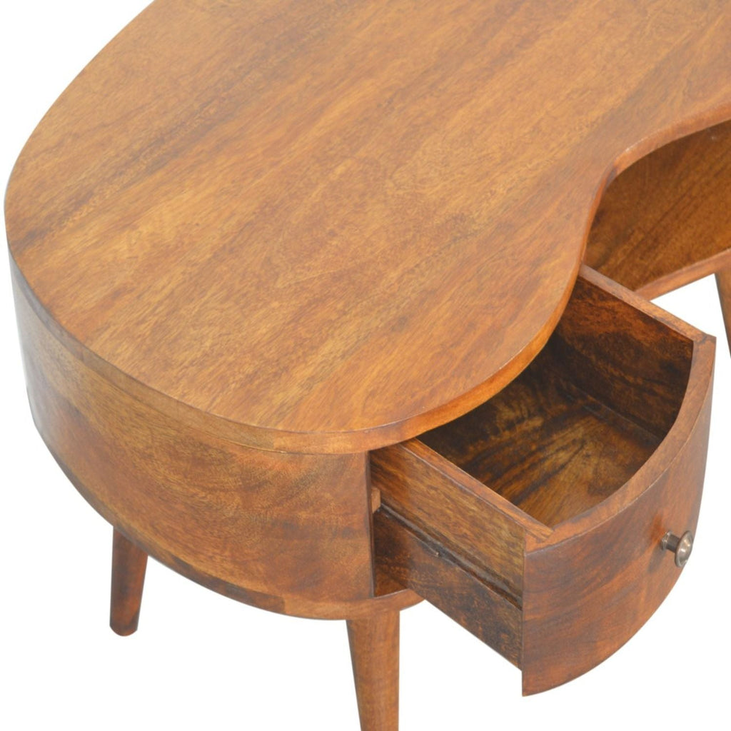 Wave Coffee Table With 1 Drawer