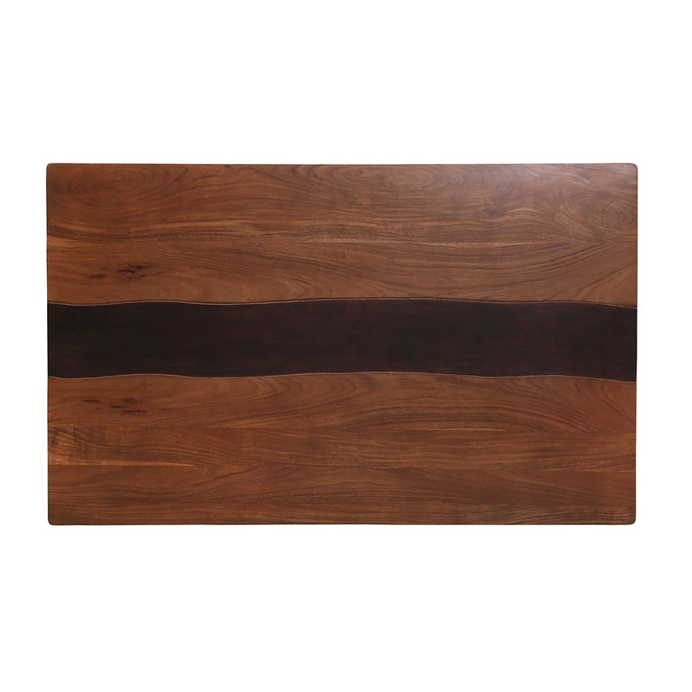Wood Dining Table - Natural Wood / Brown