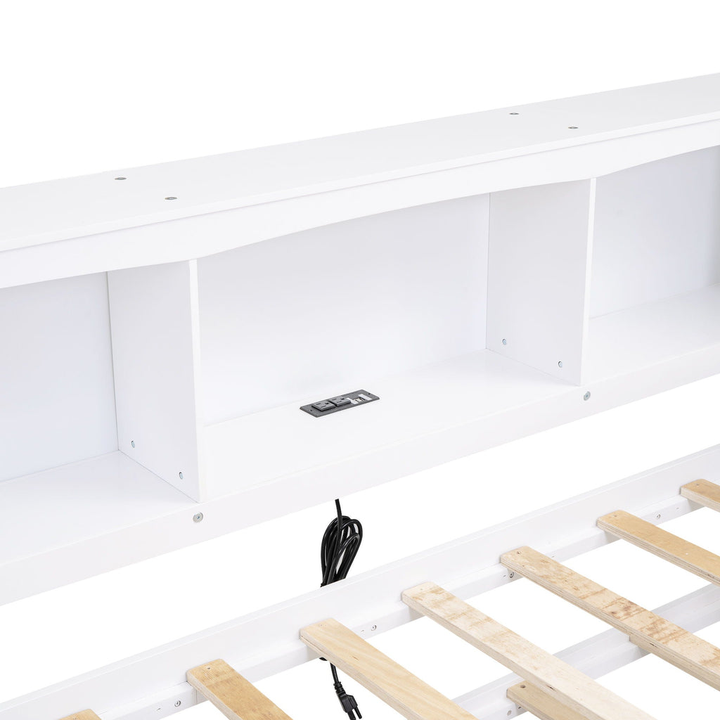 Daybed With Trundle, Storage Cabinets, USB Ports