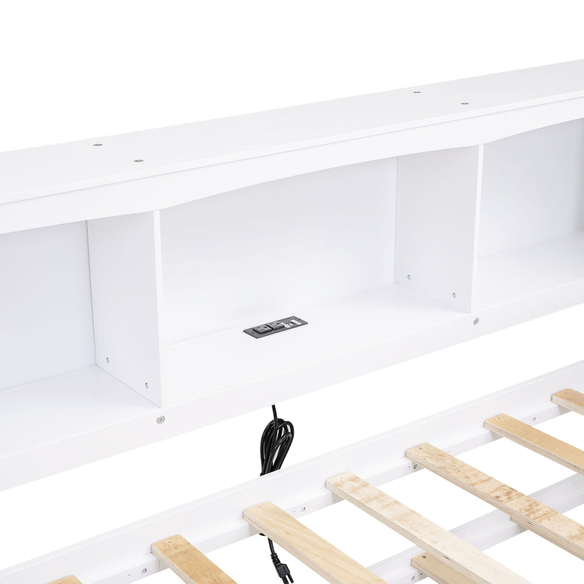 Daybed With Trundle, Storage Cabinets, USB Ports