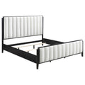 Brookmead 60-inch Upholstered Eastern King Bed Black