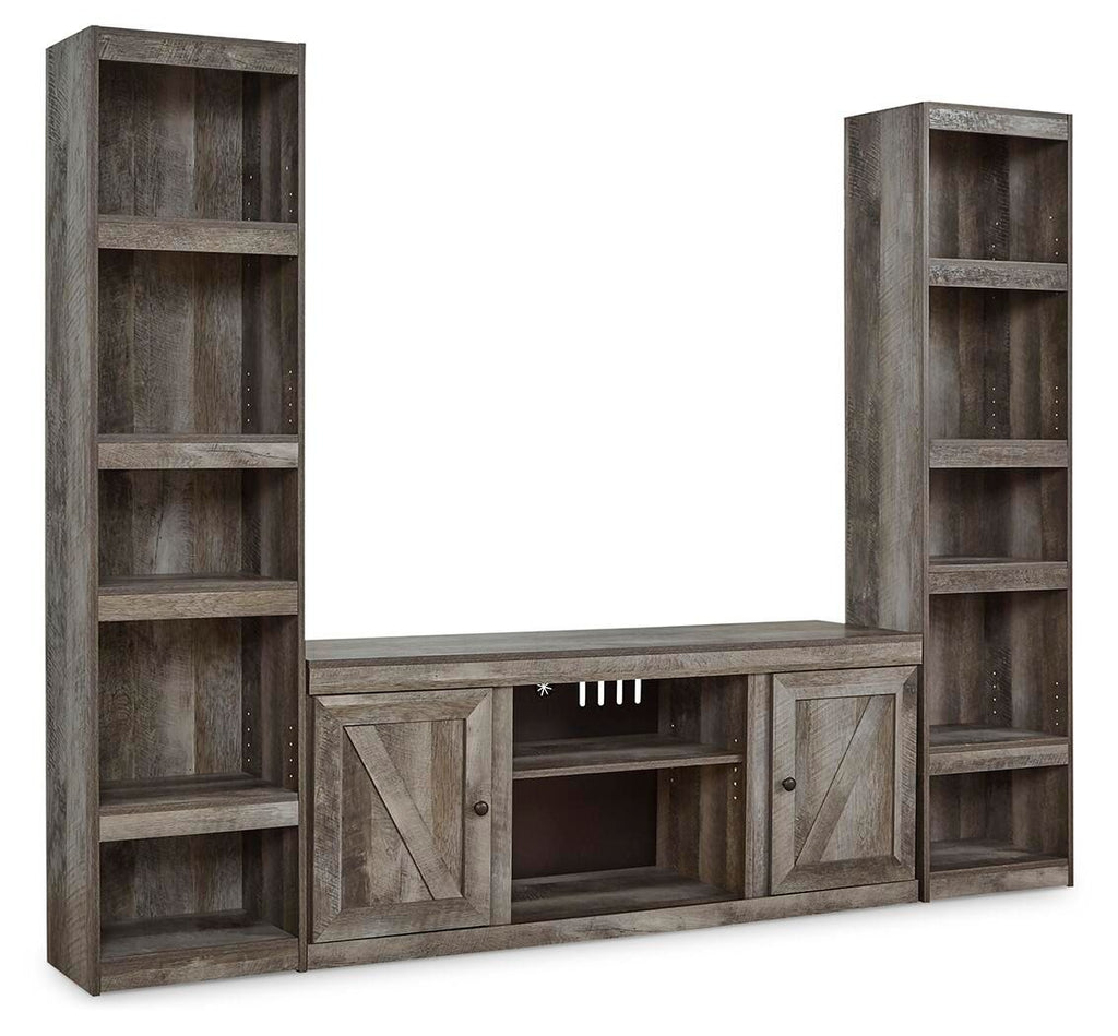 Wynnlow - 3-Piece Entertainment Center - Gray