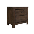2 Drawer Nightstand - Brown