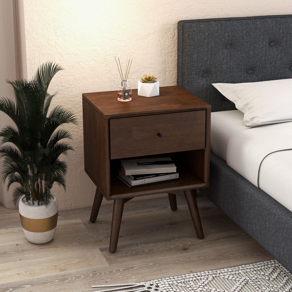 Caroline - Night Stand - Brown