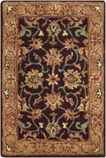 Cherryfield Burgundy 1024 Wool Area Rug