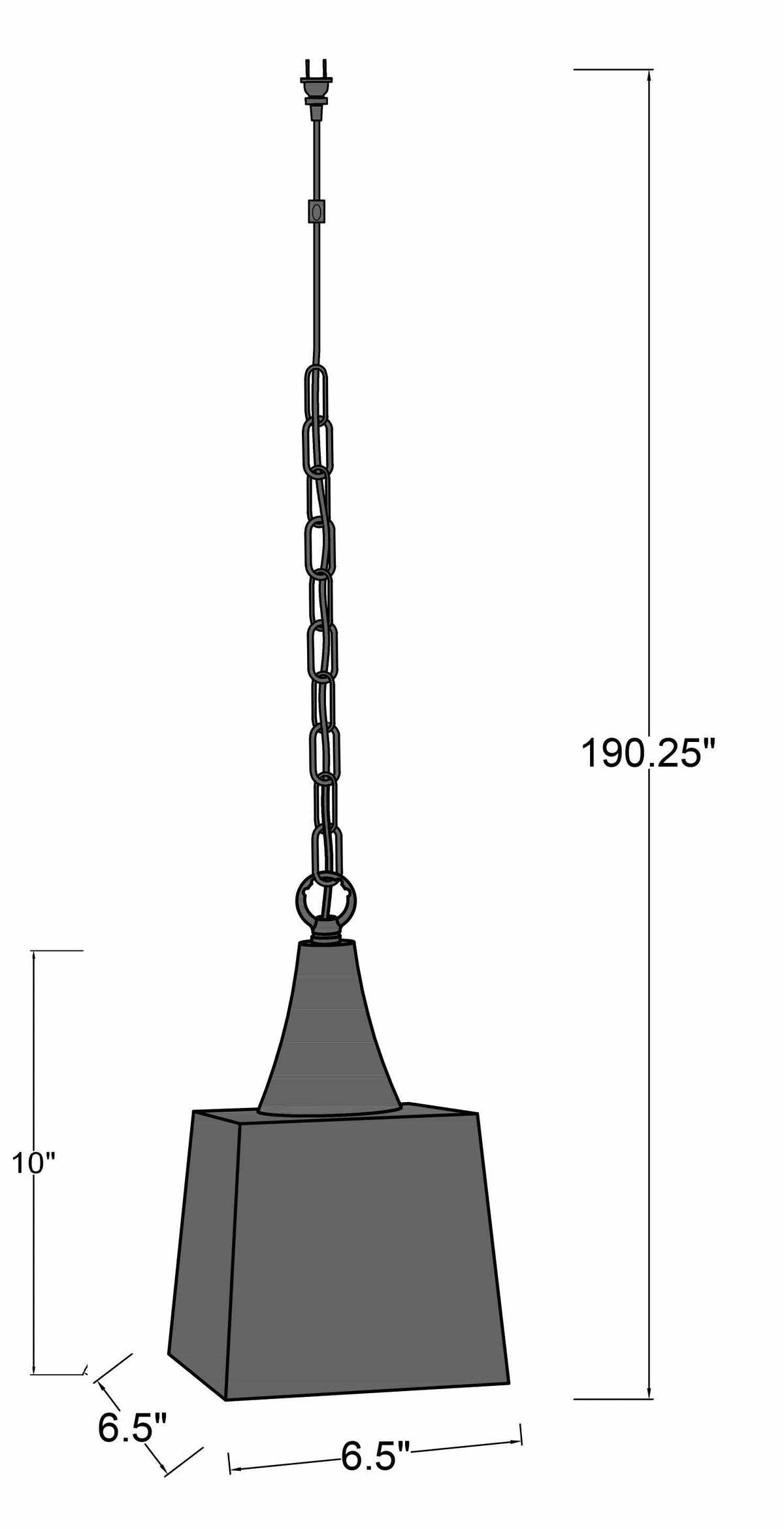 Claudville Plug-in Lamp - Clearance