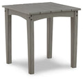 Visola - Square End Table - Gray