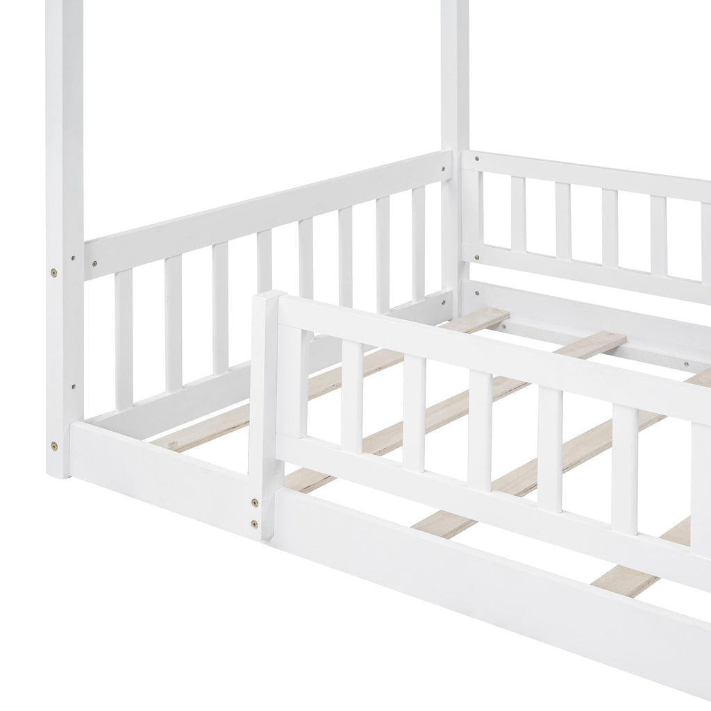 Bed House Bed Frame With Fence