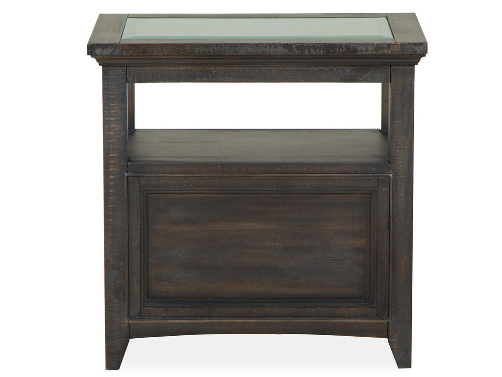 Westley Falls - Chairside End Table - Graphite
