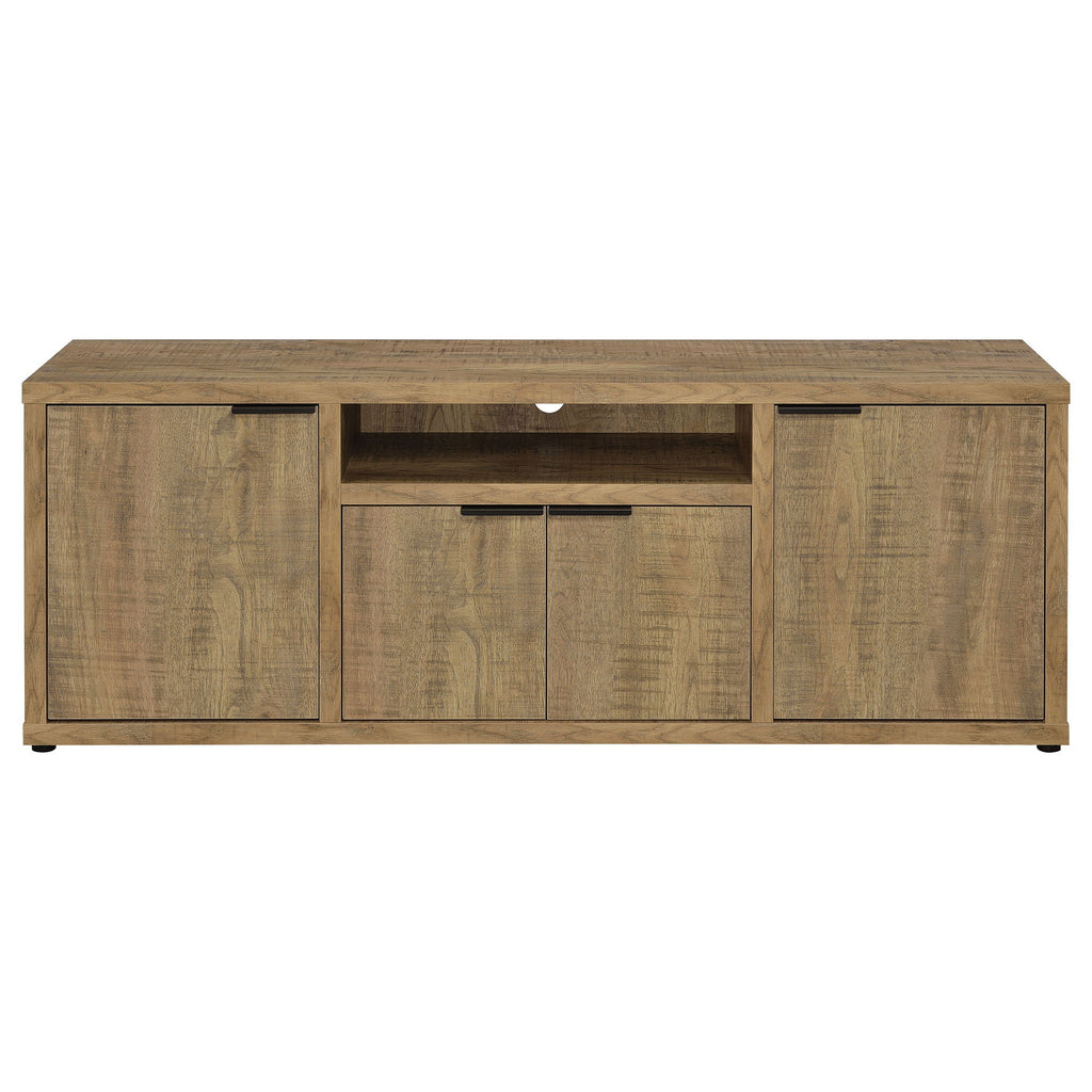 Tabby 4-door Engineered Wood 60-inch TV Stand Mango