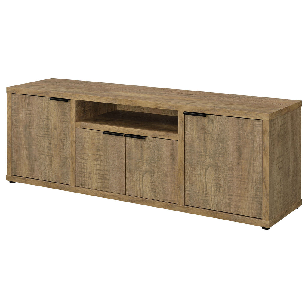Tabby 4-door Engineered Wood 60-inch TV Stand Mango