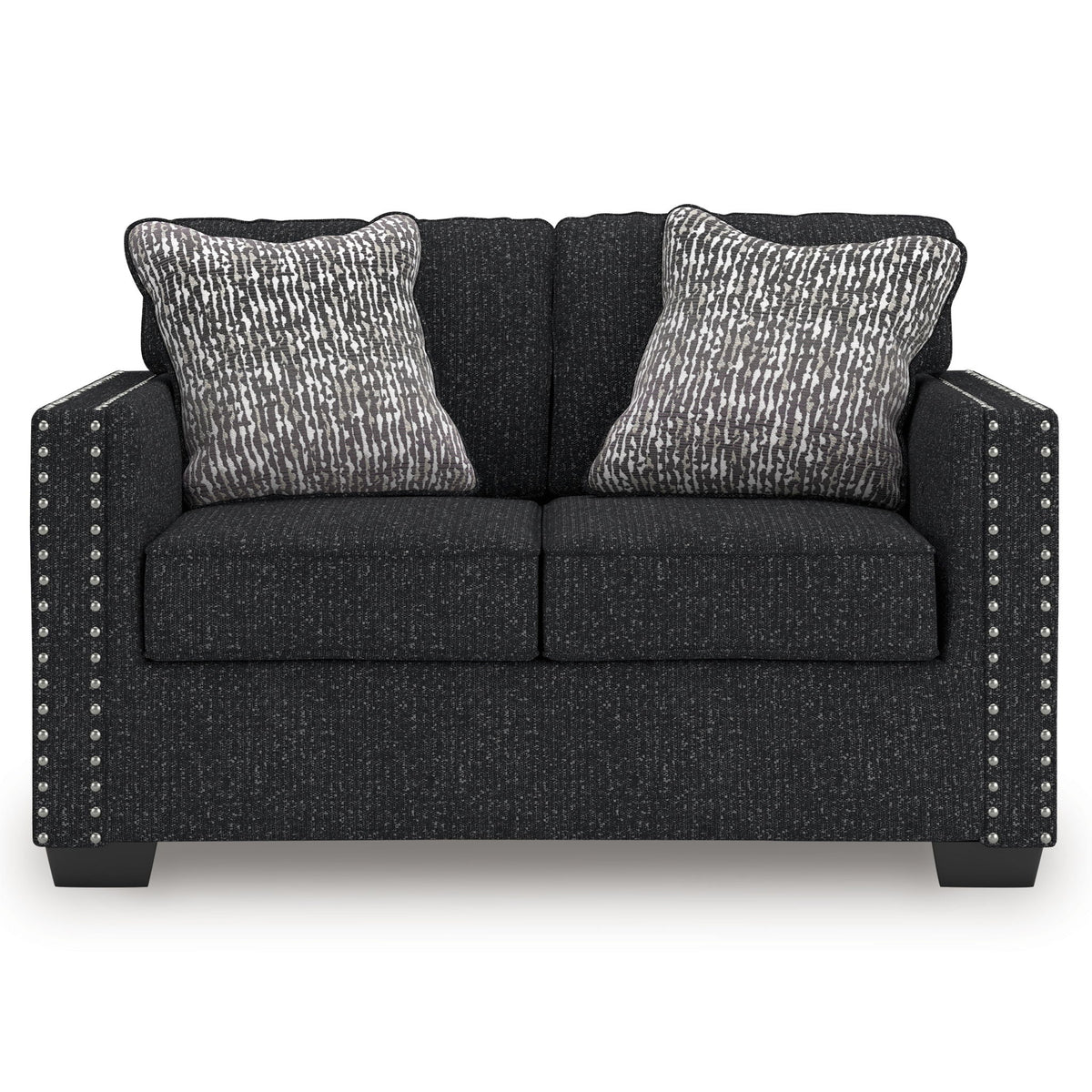 Jasmine Peaks - Loveseat - Coal