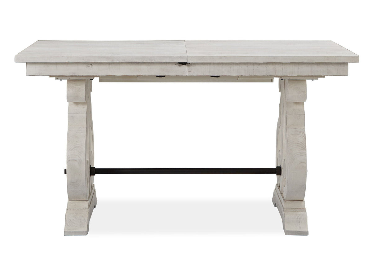 Bronwyn - Rectangular Counter Dining Table - Alabaster