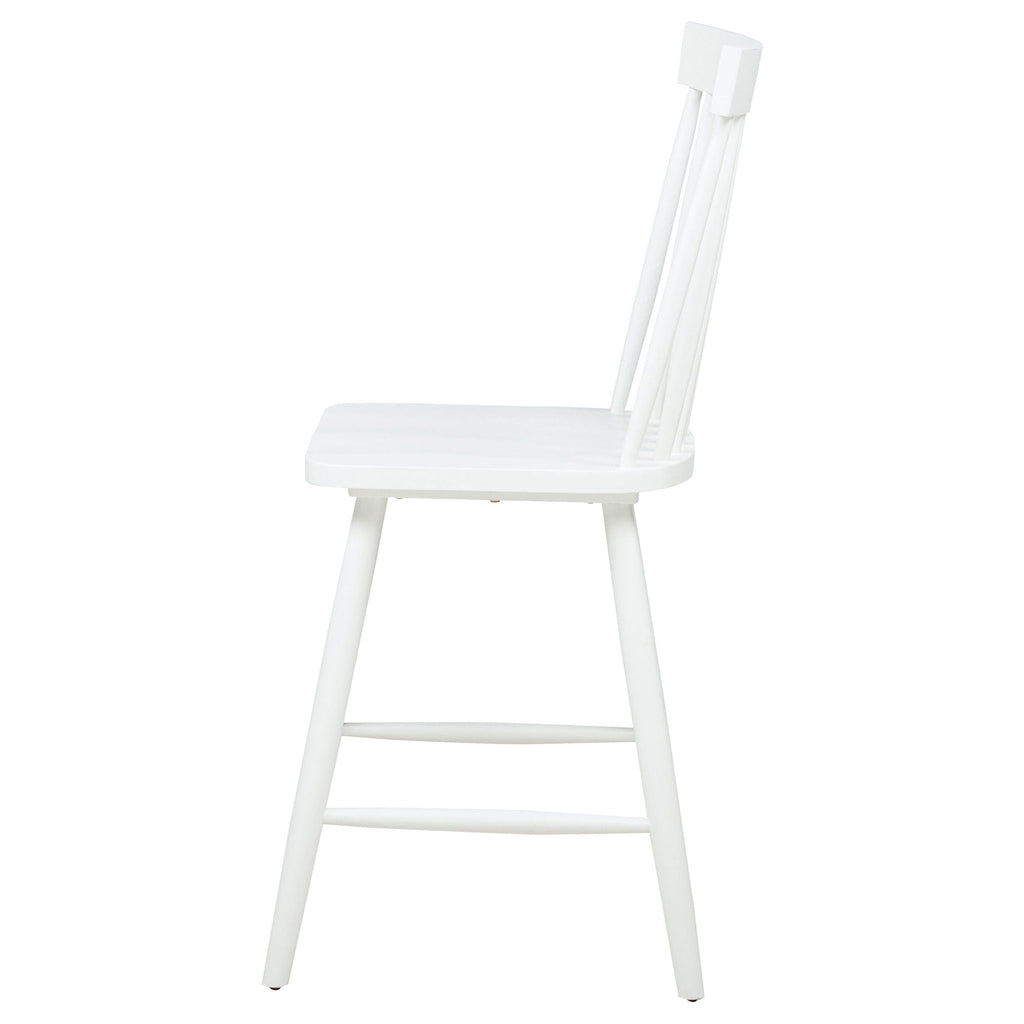Andrews Windsor Counter Height Dining Side Chair White (Set of 2)