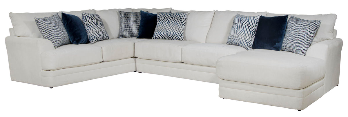 Polaris - Sectional With Comfort Coil Seating And Accent Pillows Included