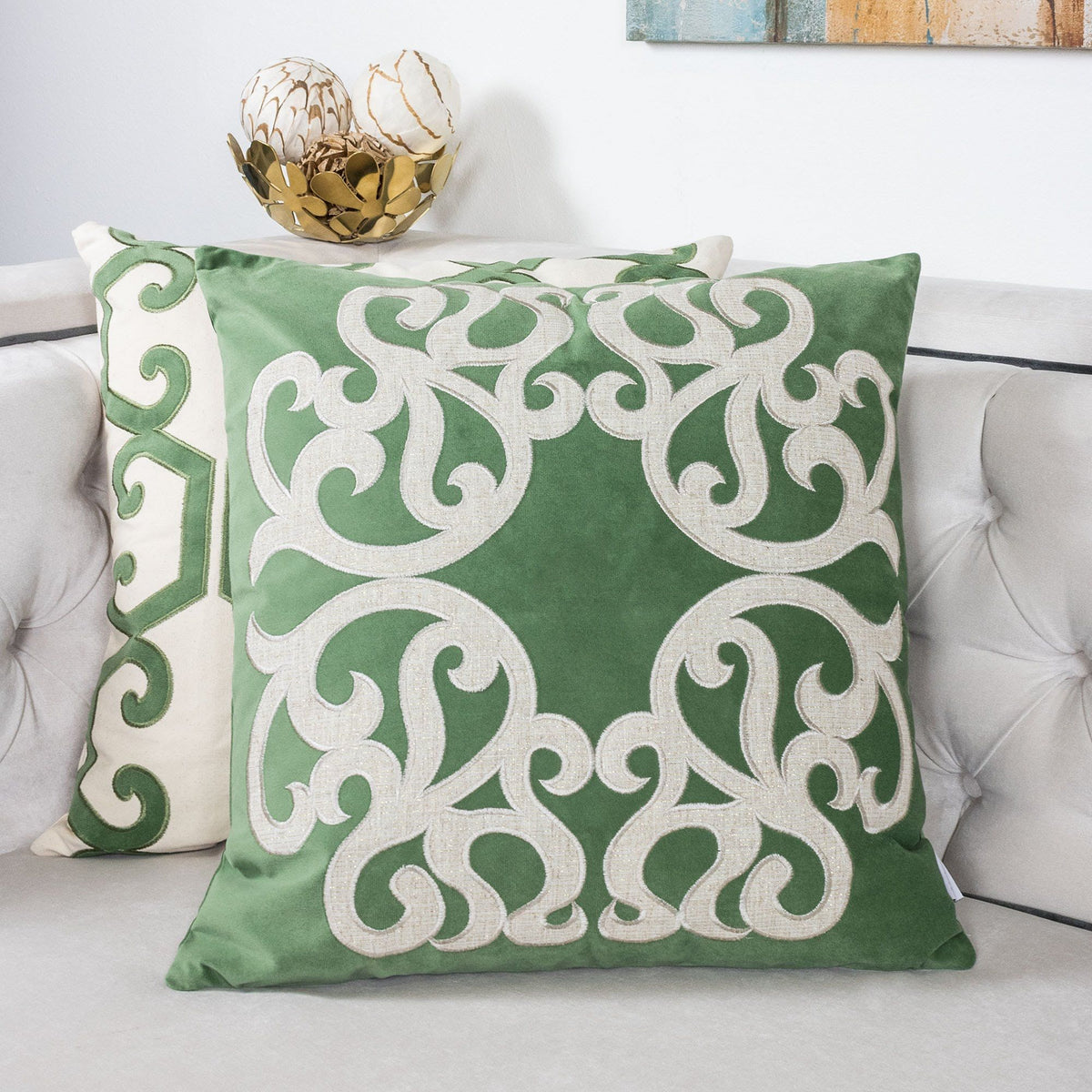 Dora - Pillow Cover With Matching Back